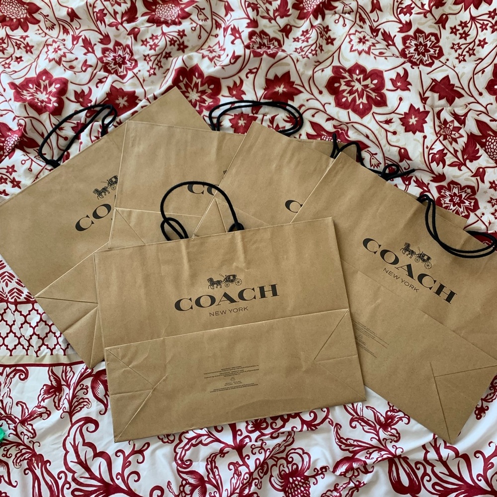 Coach Brand New Shopping Bags-Lot of 5